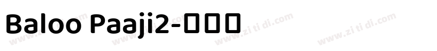Baloo Paaji2字体转换